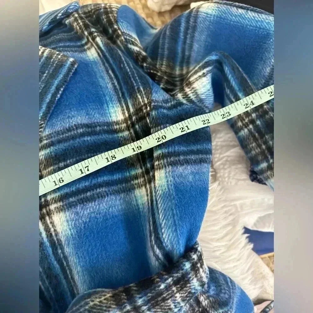 AQUA Plaid Duster Trench Coat - 100% Exclusive - NWT - Picture 12 of 14